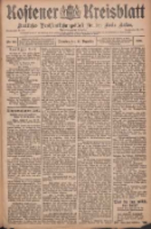 Kostener Kreisblatt: amtliches Ver&ouml;ffentlichungsblatt f&uuml;r den Kreis Kosten 1908.12.22 Jg.43 Nr153