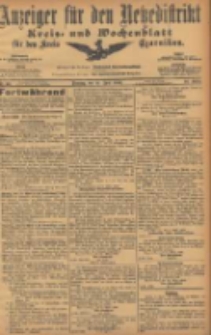 Anzeiger f&uuml;r den Netzedistrikt Kreis- und Wochenblatt f&uuml;r den Kreis Czarnikau 1906.04.10 Jg.54 Nr42