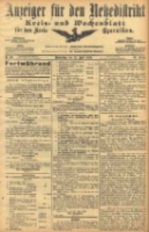 Anzeiger für den Netzedistrikt Kreis- und Wochenblatt für den Kreis Czarnikau 1906.04.12 Jg.54 Nr43