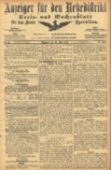 Anzeiger für den Netzedistrikt Kreis- und Wochenblatt für den Kreis Czarnikau 1906.04.21 Jg.54 Nr46