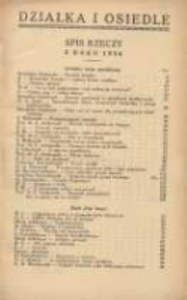 Działka i Osiedle: miesięcznik Związku Towarzystw Ogr&oacute;dk&oacute;w Działkowych Rzeczypospolitej Polskiej 1936.01 R.9 Nr1