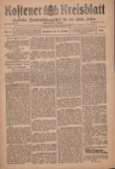 Kostener Kreisblatt: amtliches Ver&ouml;ffentlichungsblatt f&uuml;r den Kreis Kosten 1909.01.23 Jg.44 Nr10
