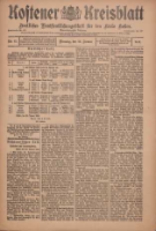 Kostener Kreisblatt: amtliches Veröffentlichungsblatt für den Kreis Kosten 1909.01.26 Jg.44 Nr11