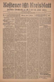 Kostener Kreisblatt: amtliches Veröffentlichungsblatt für den Kreis Kosten 1909.02.02 Jg.44 Nr14