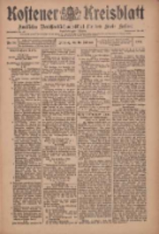 Kostener Kreisblatt: amtliches Veröffentlichungsblatt für den Kreis Kosten 1909.02.16 Jg.44 Nr20