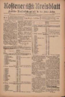 Kostener Kreisblatt: amtliches Veröffentlichungsblatt für den Kreis Kosten 1909.02.11 Jg.44 Nr18