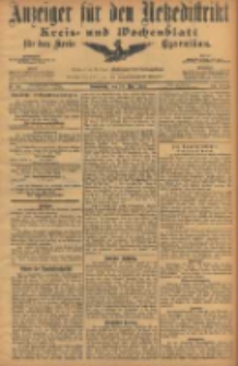 Anzeiger für den Netzedistrikt Kreis- und Wochenblatt für den Kreis Czarnikau 1906.05.12 Jg.54 Nr55