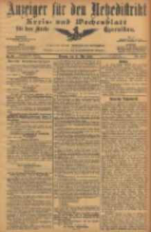 Anzeiger f&uuml;r den Netzedistrikt Kreis- und Wochenblatt f&uuml;r den Kreis Czarnikau 1906.05.15 Jg.54 Nr56