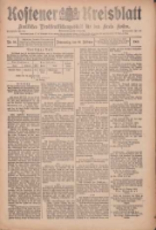 Kostener Kreisblatt: amtliches Ver&ouml;ffentlichungsblatt f&uuml;r den Kreis Kosten 1909.02.18 Jg.44 Nr21