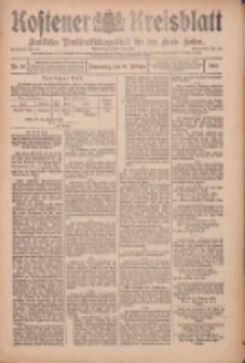 Kostener Kreisblatt: amtliches Veröffentlichungsblatt für den Kreis Kosten 1909.02.18 Jg.44 Nr21