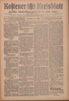 Kostener Kreisblatt: amtliches Ver&ouml;ffentlichungsblatt f&uuml;r den Kreis Kosten 1909.03.06 Jg.44 Nr28