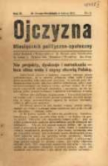 Ojczyzna : miesięcznik polityczno-społeczny. R. 2. 1925, nr 2
