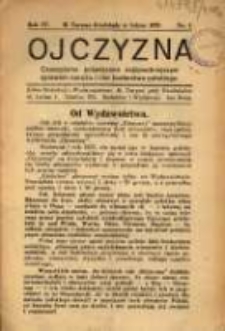 Ojczyzna : miesięcznik polityczno-społeczn. R. 4. 1927, nr 1