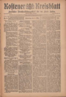 Kostener Kreisblatt: amtliches Veröffentlichungsblatt für den Kreis Kosten 1909.03.18 Jg.44 Nr33