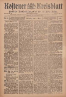Kostener Kreisblatt: amtliches Ver&ouml;ffentlichungsblatt f&uuml;r den Kreis Kosten 1909.03.20 Jg.44 Nr34