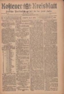 Kostener Kreisblatt: amtliches Veröffentlichungsblatt für den Kreis Kosten 1909.03.27 Jg.44 Nr37