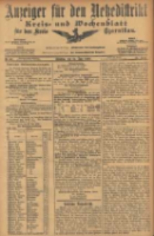 Anzeiger f&uuml;r den Netzedistrikt Kreis- und Wochenblatt f&uuml;r den Kreis Czarnikau 1906.06.12 Jg.54 Nr67