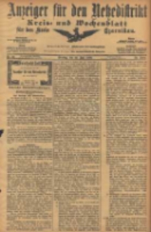 Anzeiger für den Netzedistrikt Kreis- und Wochenblatt für den Kreis Czarnikau 1906.06.19 Jg.54 Nr70