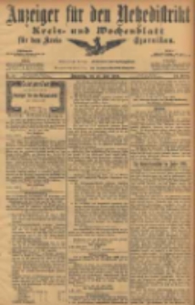 Anzeiger für den Netzedistrikt Kreis- und Wochenblatt für den Kreis Czarnikau 1906.06.21 Jg.54 Nr71