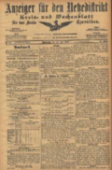 Anzeiger für den Netzedistrikt Kreis- und Wochenblatt für den Kreis Czarnikau 1906.06.28 Jg.54 Nr74