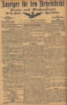 Anzeiger für den Netzedistrikt Kreis- und Wochenblatt für den Kreis Czarnikau 1906.06.30 Jg.54 Nr75