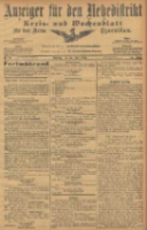 Anzeiger f&uuml;r den Netzedistrikt Kreis- und Wochenblatt f&uuml;r den Kreis Czarnikau 1906.07.10 Jg.54 Nr79
