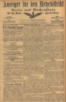 Anzeiger f&uuml;r den Netzedistrikt Kreis- und Wochenblatt f&uuml;r den Kreis Czarnikau 1906.07.19 Jg.54 Nr83