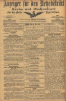 Anzeiger für den Netzedistrikt Kreis- und Wochenblatt für den Kreis Czarnikau 1906.07.24 Jg.54 Nr85