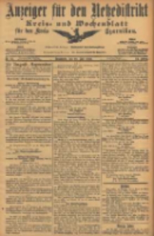 Anzeiger f&uuml;r den Netzedistrikt Kreis- und Wochenblatt f&uuml;r den Kreis Czarnikau 1906.07.26 Jg.54 Nr86