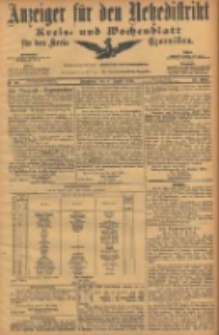 Anzeiger für den Netzedistrikt Kreis- und Wochenblatt für den Kreis Czarnikau 1906.08.04 Jg.54 Nr90