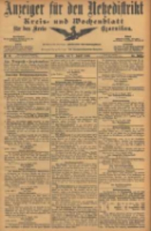 Anzeiger für den Netzedistrikt Kreis- und Wochenblatt für den Kreis Czarnikau 1906.08.07 Jg.54 Nr91