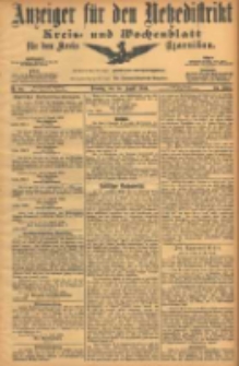 Anzeiger für den Netzedistrikt Kreis- und Wochenblatt für den Kreis Czarnikau 1906.08.14 Jg.54 Nr94
