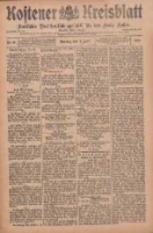 Kostener Kreisblatt: amtliches Veröffentlichungsblatt für den Kreis Kosten 1909.04.13 Jg.44 Nr44