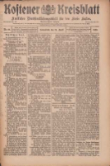 Kostener Kreisblatt: amtliches Veröffentlichungsblatt für den Kreis Kosten 1909.04.24 Jg.44 Nr49