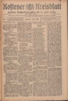 Kostener Kreisblatt: amtliches Ver&ouml;ffentlichungsblatt f&uuml;r den Kreis Kosten 1909.05.29 Jg.44 Nr64