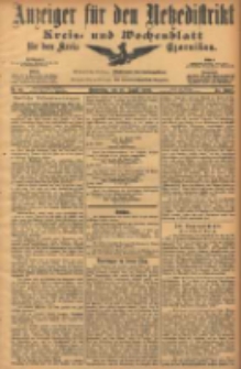 Anzeiger für den Netzedistrikt Kreis- und Wochenblatt für den Kreis Czarnikau 1906.08.16 Jg.54 Nr95