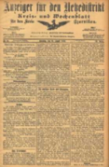 Anzeiger für den Netzedistrikt Kreis- und Wochenblatt für den Kreis Czarnikau 1906.08.21 Jg.54 Nr97