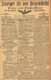 Anzeiger f&uuml;r den Netzedistrikt Kreis- und Wochenblatt f&uuml;r den Kreis Czarnikau 1906.09.04 Jg.54 Nr103