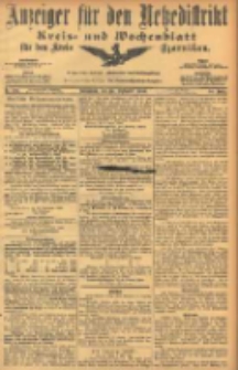 Anzeiger f&uuml;r den Netzedistrikt Kreis- und Wochenblatt f&uuml;r den Kreis Czarnikau 1906.09.15 Jg.54 Nr108