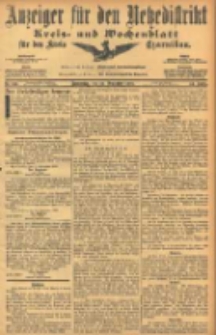 Anzeiger f&uuml;r den Netzedistrikt Kreis- und Wochenblatt f&uuml;r den Kreis Czarnikau 1906.09.20 Jg.54 Nr110