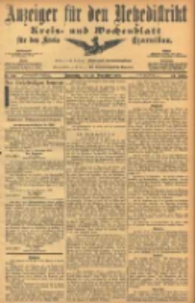 Anzeiger für den Netzedistrikt Kreis- und Wochenblatt für den Kreis Czarnikau 1906.09.20 Jg.54 Nr110