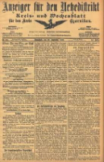 Anzeiger f&uuml;r den Netzedistrikt Kreis- und Wochenblatt f&uuml;r den Kreis Czarnikau 1906.09.22 Jg.54 Nr111