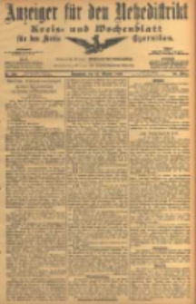 Anzeiger f&uuml;r den Netzedistrikt Kreis- und Wochenblatt f&uuml;r den Kreis Czarnikau 1906.10.13 Jg.54 Nr120