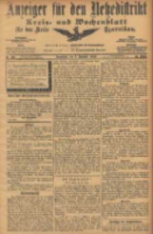 Anzeiger für den Netzedistrikt Kreis- und Wochenblatt für den Kreis Czarnikau 1906.11.03 Jg.54 Nr129