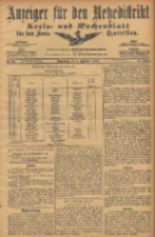 Anzeiger für den Netzedistrikt Kreis- und Wochenblatt für den Kreis Czarnikau 1906.11.08 Jg.54 Nr131
