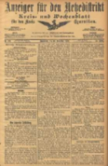 Anzeiger f&uuml;r den Netzedistrikt Kreis- und Wochenblatt f&uuml;r den Kreis Czarnikau 1906.11.10 Jg.54 Nr132