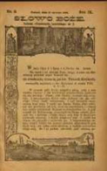 Słowo Boże: dodatek do Przewodnika Katolickiego R.9. 1906 Nr 3
