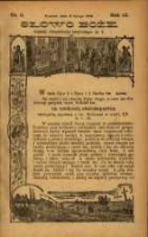 Słowo Boże: dodatek do Przewodnika Katolickiego R.9. 1906 Nr 6
