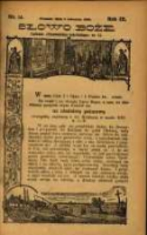 Słowo Boże: dodatek do Przewodnika Katolickiego R.9. 1906 Nr 14