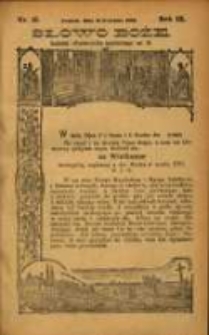 Słowo Boże: dodatek do Przewodnika Katolickiego R.9. 1906 Nr 15